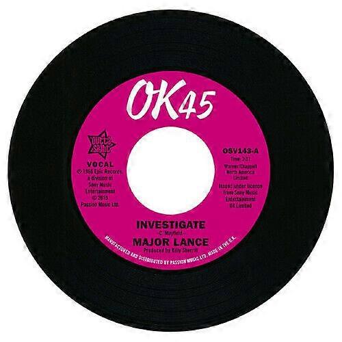 Major Lance InvestigateItwbrs the Beat CD 7 Single (2015) NEW