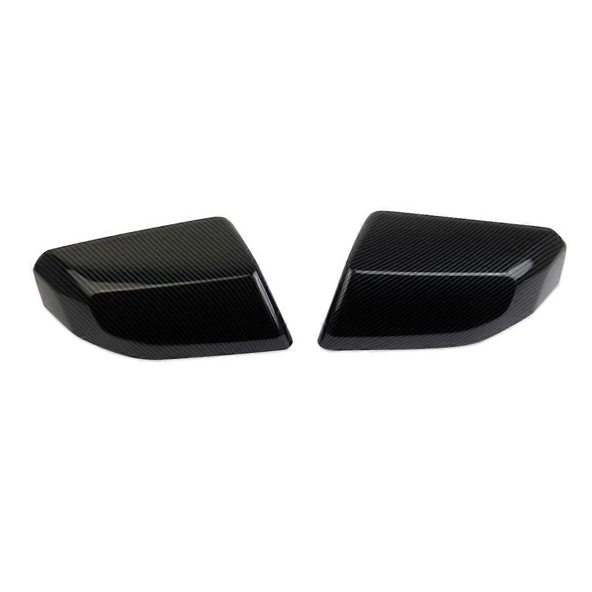 For 2023-2024 ABS Carbon Fiber Car Rearview Mirror Cover Cap Trim Accessories