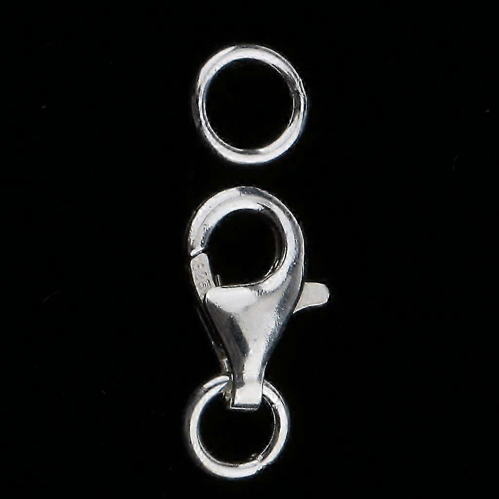 Loose Lobster Claw Clasp with Jump Rings for Jewellery Making  Sliver 11mm