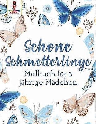 Schne Schmetterlinge Malbuch fr 3 Jhrige Mdchen