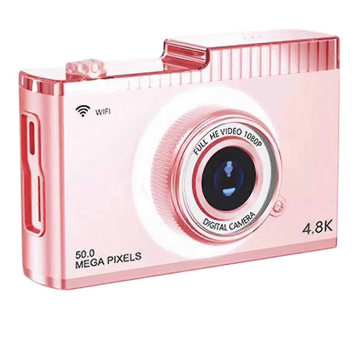 4K FHD 50MP Digital Camera Auto Focus Camera 2.4inch IPS Screen WIFI Compact Camera with Fill Light