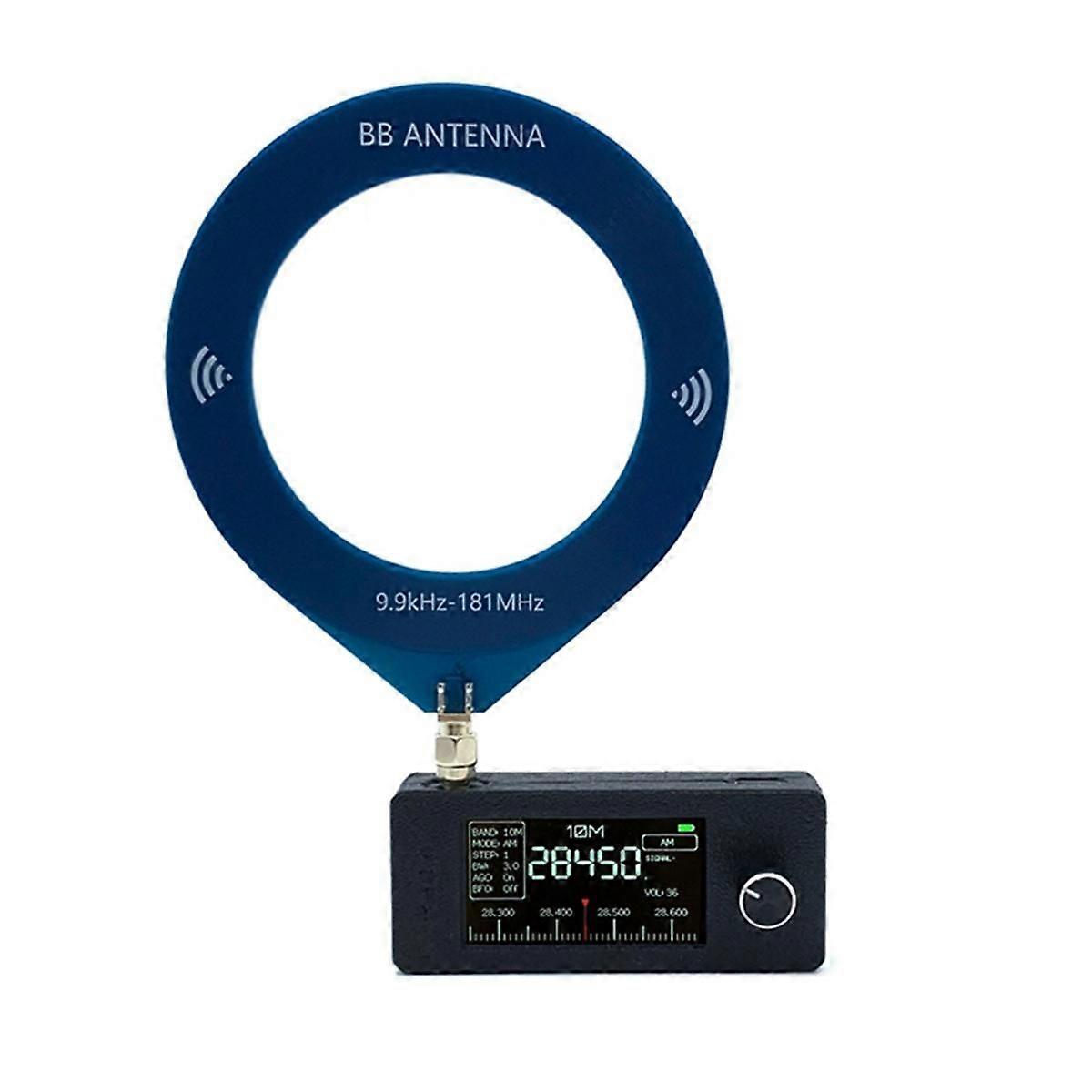 9.9Khz-181Mhz SMA Interface Mini Loop Antenna Pocket Size SI4732 Radio, Receiver,Mini Radio,9.9Khz-