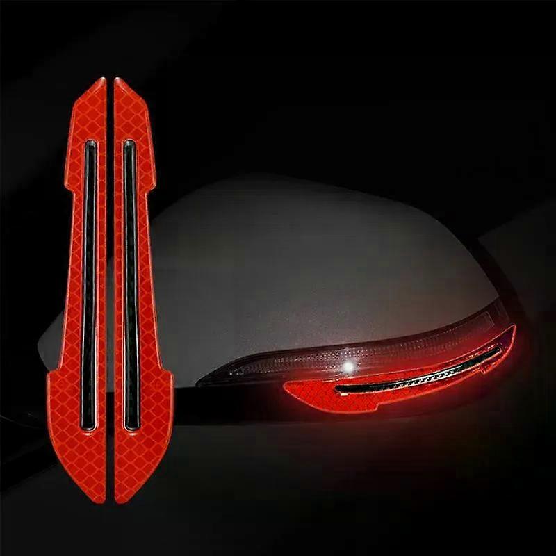 محور عجلة السيارة المشارب العاكسة مقبض الباب ملصق تحذير السلامة ملصق سيارة الخلفي التحذير الشريط ملصق السيارات الملحقات الخارجية