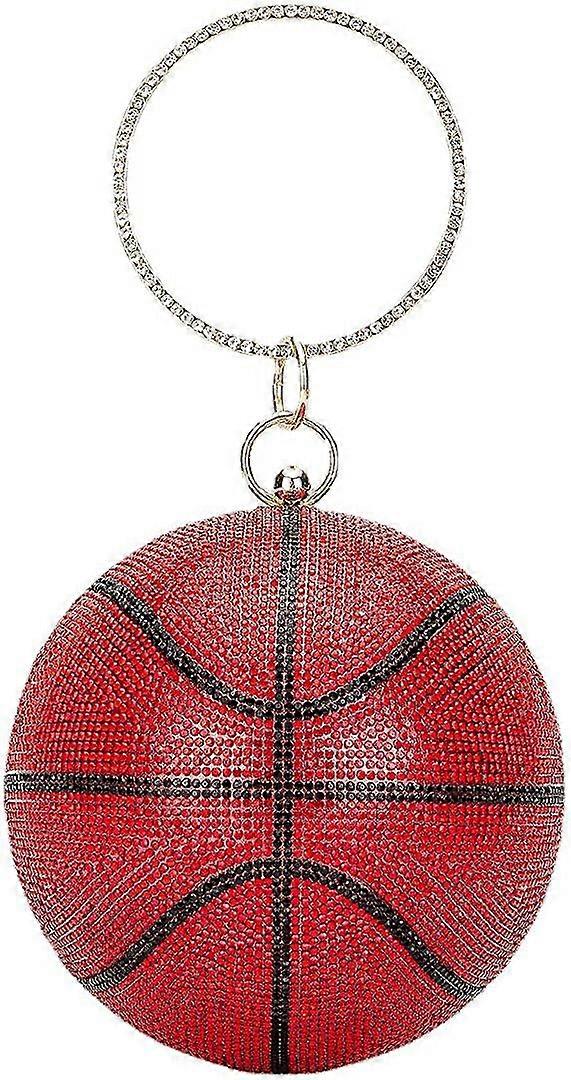 Basketball Shaped Round PU Leather Medium Crossbody Bag for Everyday Use, Stylish and Durable Design