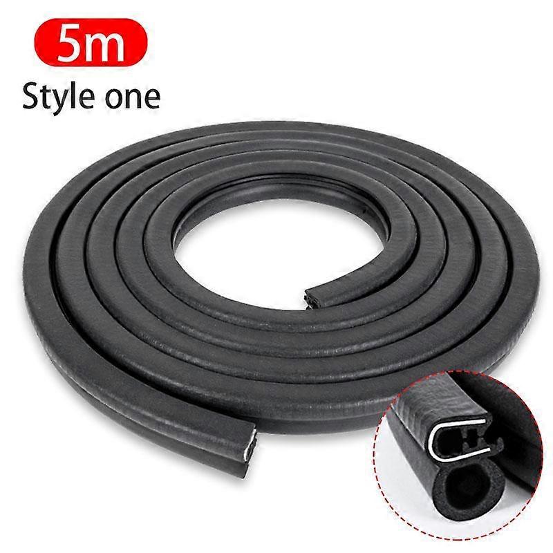 SEAMETAL Car Door Edge Scratch Protector Strip Sealing Guard Trim Automobile Door Sticker Protector Universal 1/2/5M