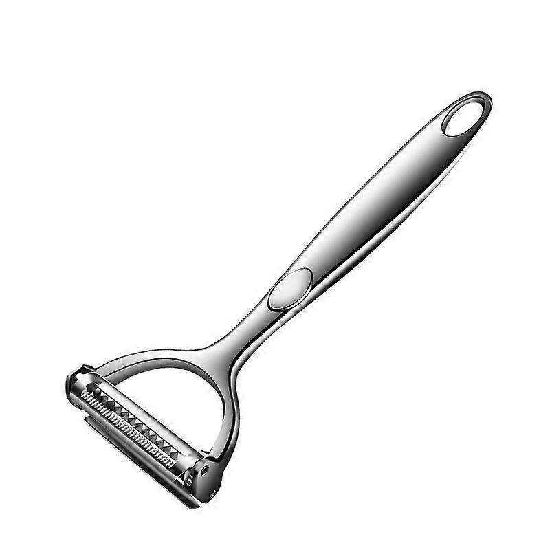 2-in-1 Vegetable Peeler and Julienne Peeler for Kitchen Use, Stainless Steel Blade, Ergonomic Handle, Easy Grip