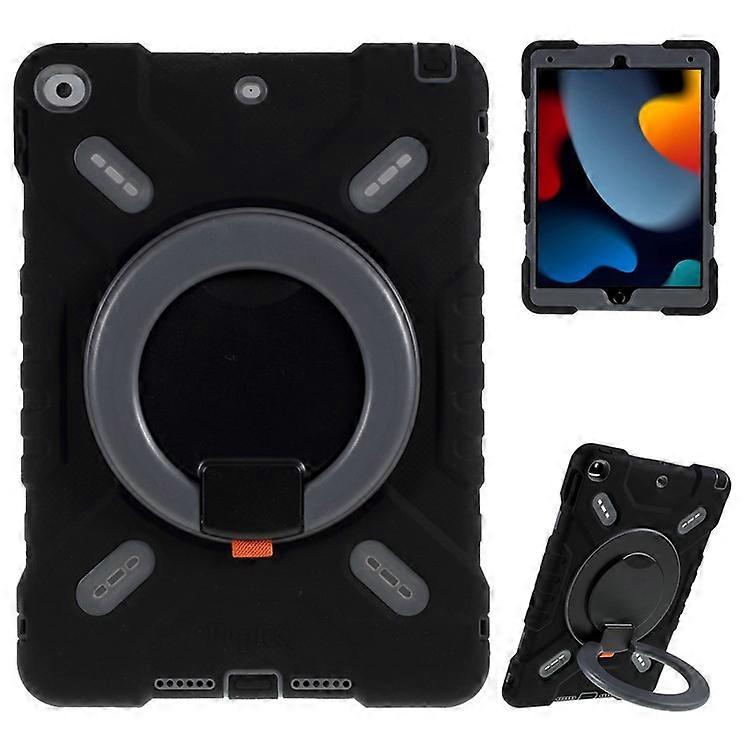 PEPKOO متوافق مع iPad 10.2 (2021) (2020) / (2019) / Air 10.5 بوصة (2019) جراب قرص واقي من البلاستيك من السيليكون مقاوم للصدمات مع