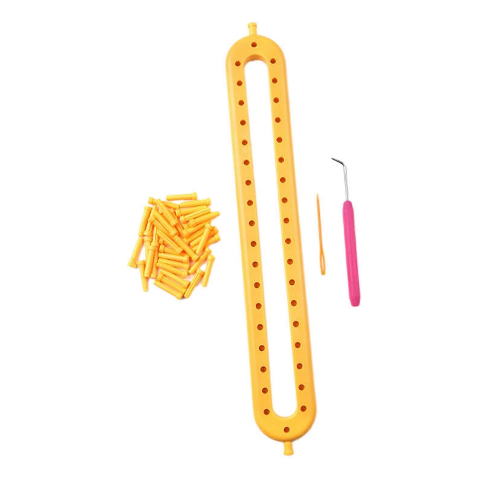 Knitting Loom Set DIY Machine Adjustable Crochet Loom Sewing Tools Tool Kit for