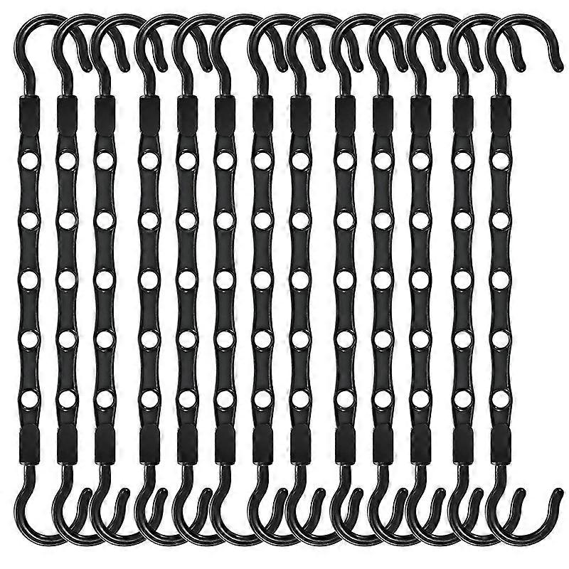 Creative windproof magic hanger multifunctional PP plastic hanger rotatable folding hanger storage hook 10pcs