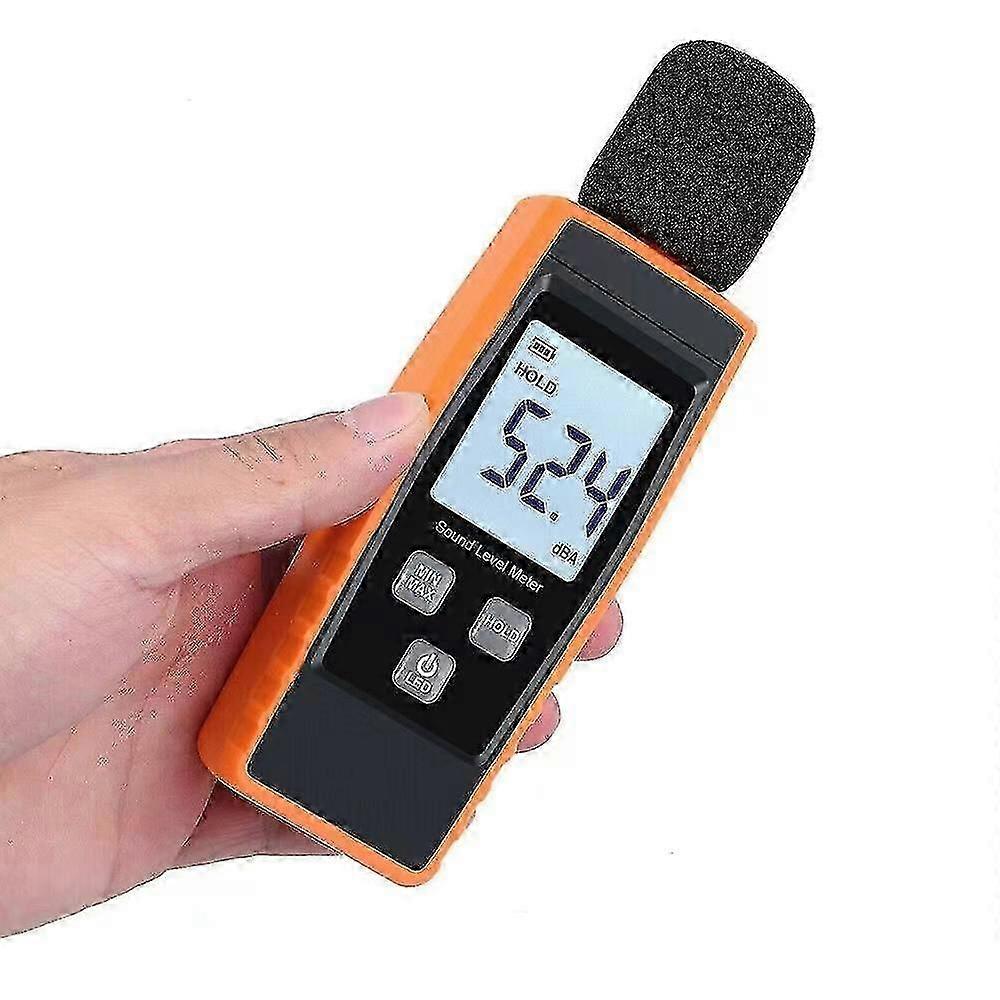 Digital Sound Level Meter Noise Decibel Pressure Tester 30-130db Measure Reader