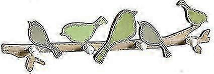 ドアコートフックリビングルーム通路壁フックキーウェアフックの後ろ(色:緑)