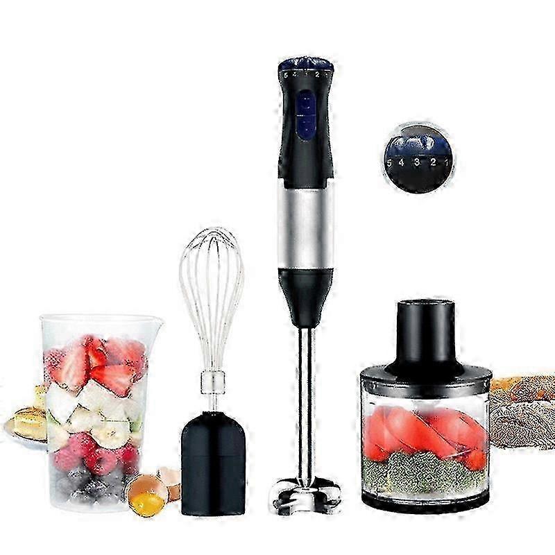 4-in-1 Electric Immersion Hand Blender with Chopper for Versatile Kitchen Use