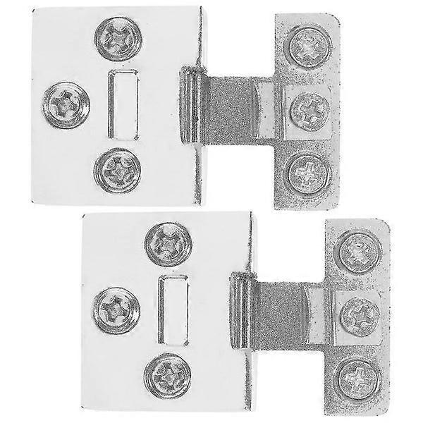 Zinc Alloy Hinges for Glass Doors - Durable, Easy Installation, Versatile Use, Perfect Replacement - 2 Pack