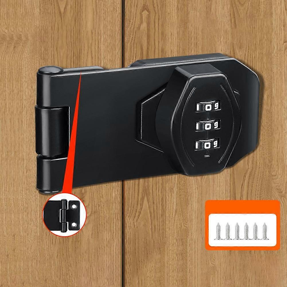Serrure à combinaison pour porte d'armoire, verrou de sécurité coulissant pour petites portes