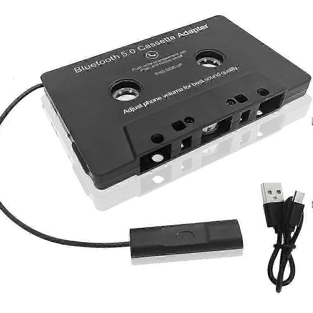 Cassetta Universale Bluetooth 5.0 Adattatore Convertitore Auto Nastro per Aux Stereo Music Adapter Cassetta jn
