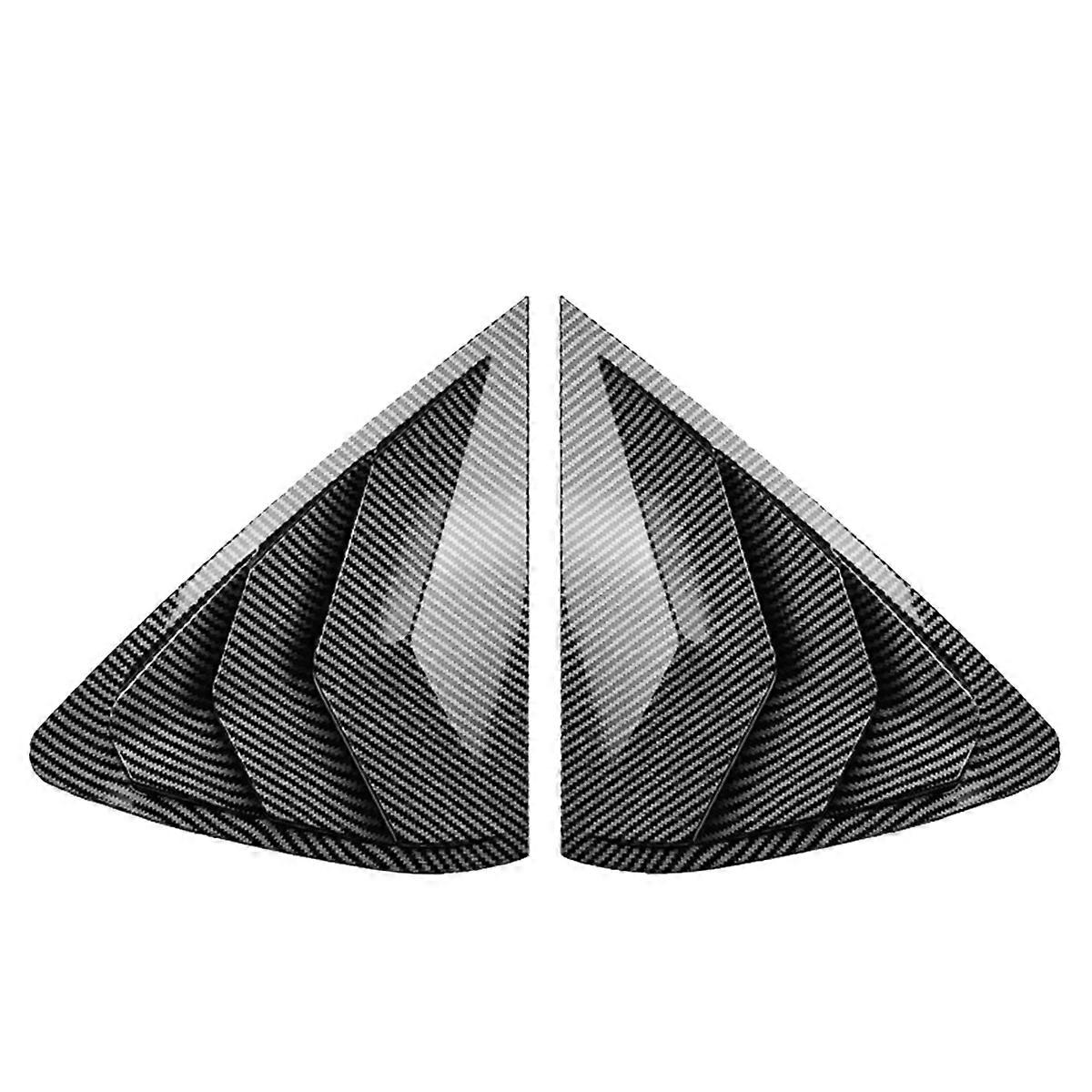 Car Rear Window Shutter Cover Trim Window Louver Side Vent Trim for X6 F16 2015-2019