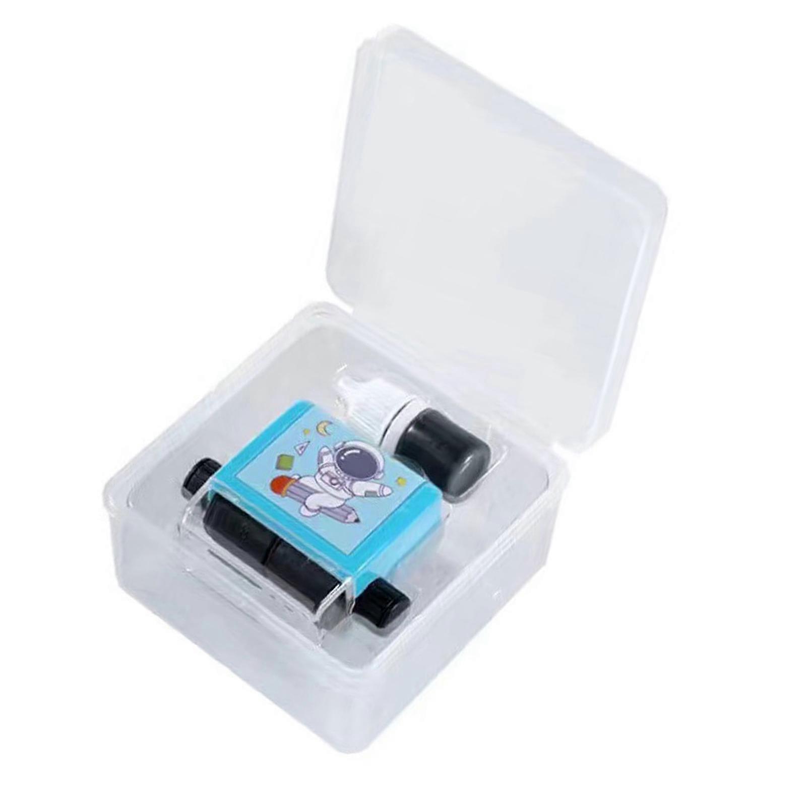 Math Practice Stamps for Kids Student Reusable Easy Operate Portable Math Roller Stamp for School