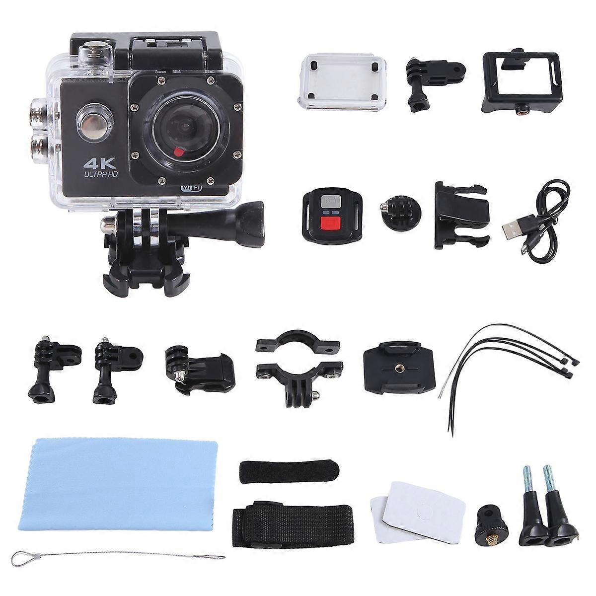 Ultra HD 4K Action Camera Underwater Helmet 2.0-Inch Screen