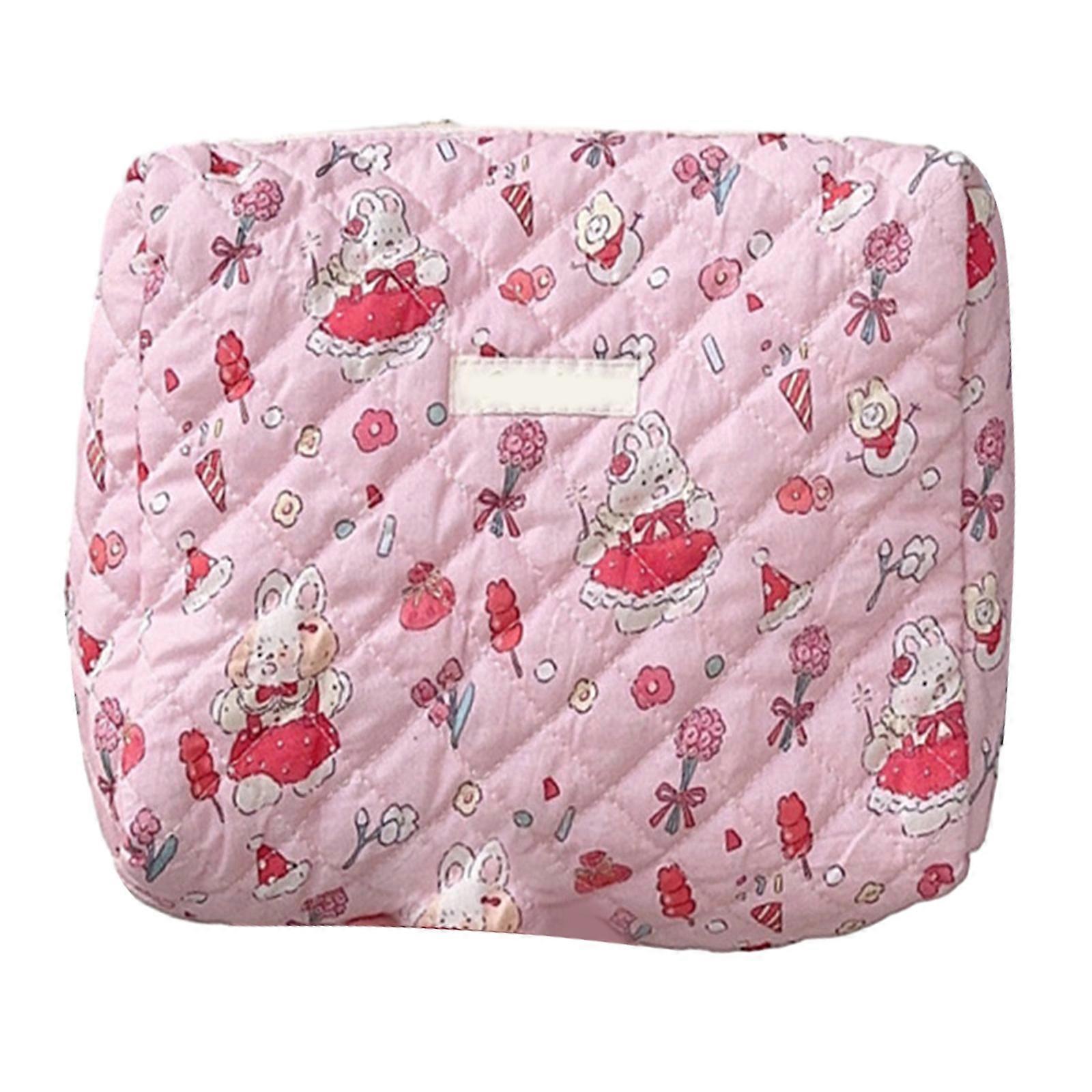 Practical and Fashionable Makeup Bag Toiletry Pouches Spacious and Portable Organizer for Traveler and Student