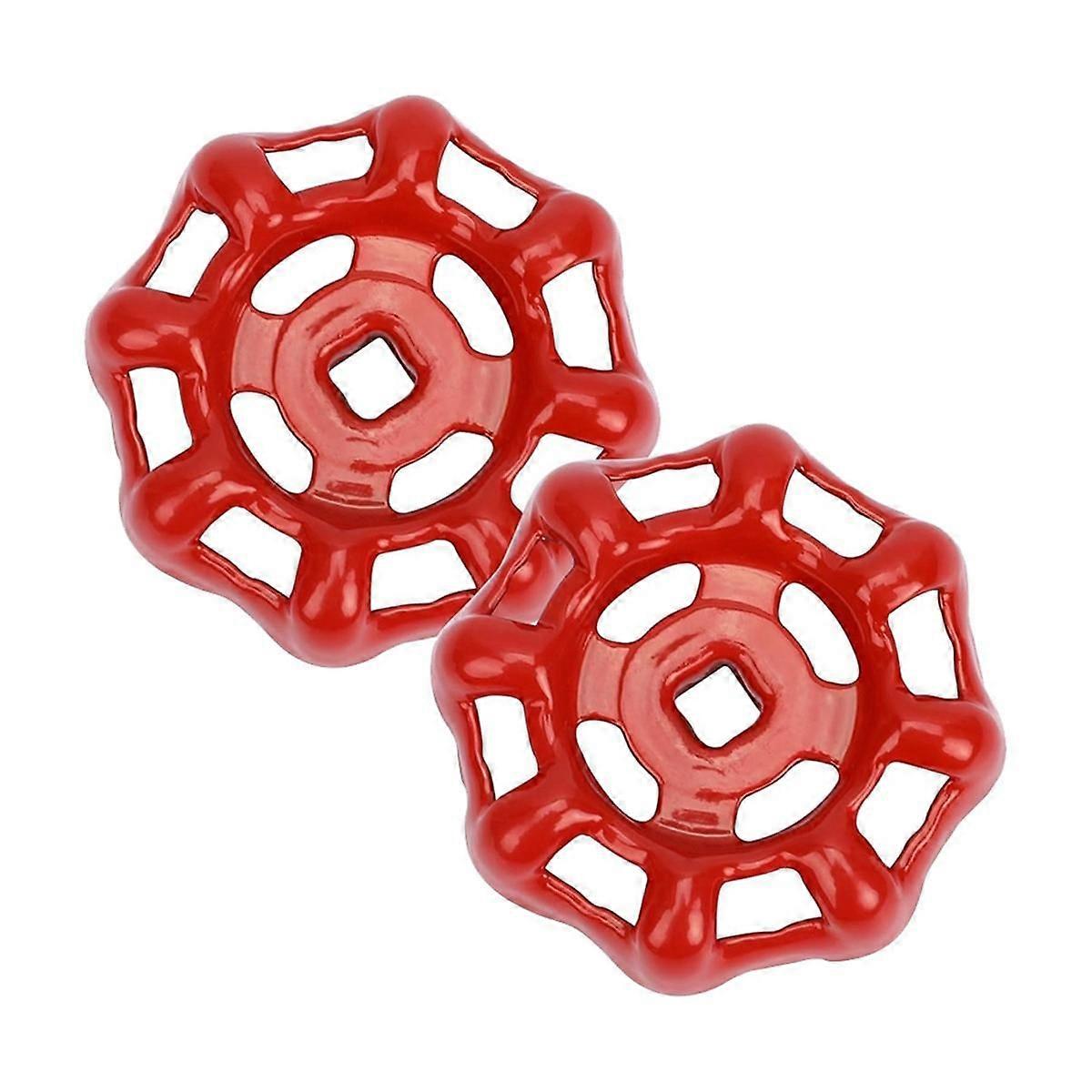 2 Pack Outside Faucet Handles Replacement Faucet Wheel Handle Stem Hole Hose Bib Handle Cast Iron W