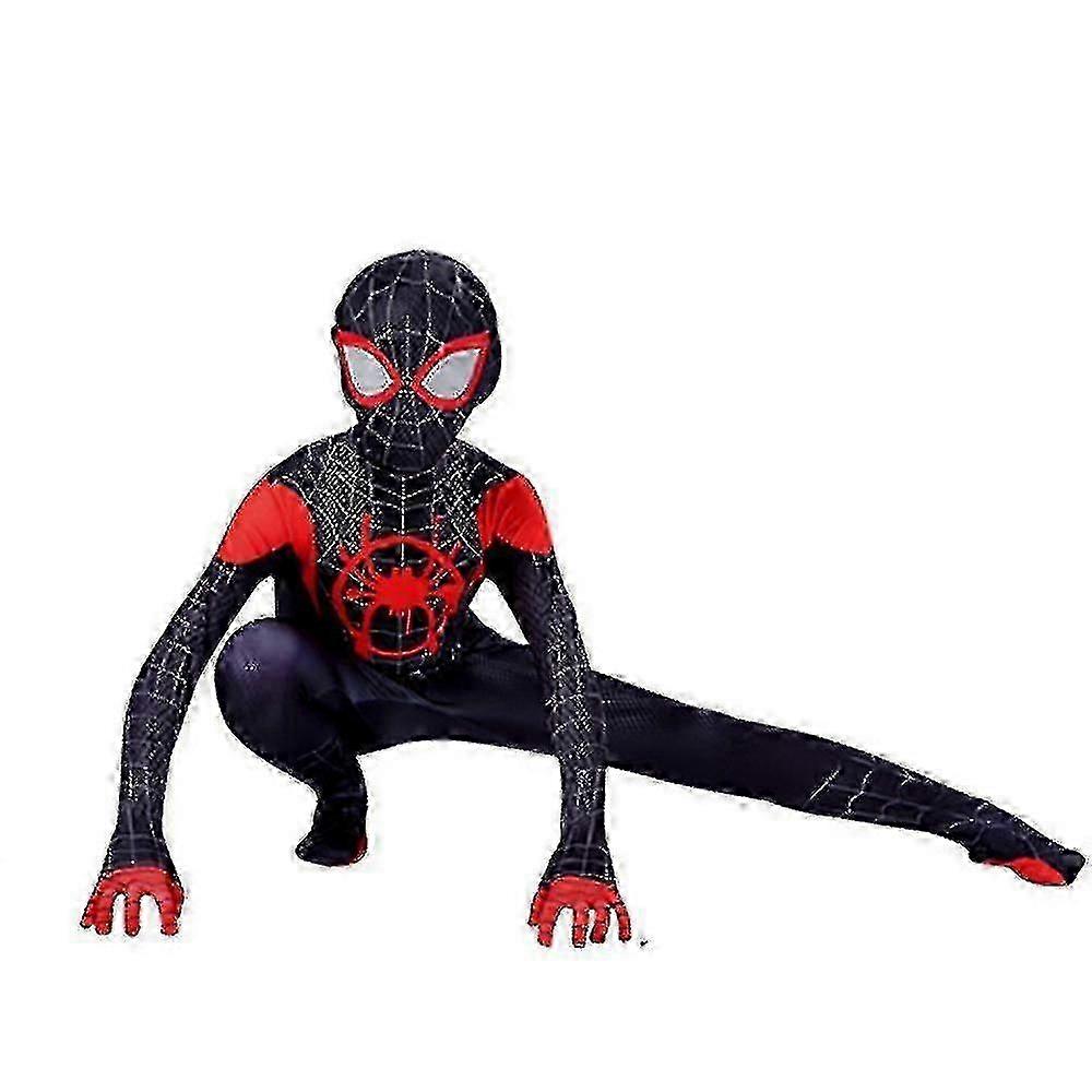 スパイダーマン:マイルズ・モラレス コスプレコスチューム ジャンプスーツ、ハッピーH