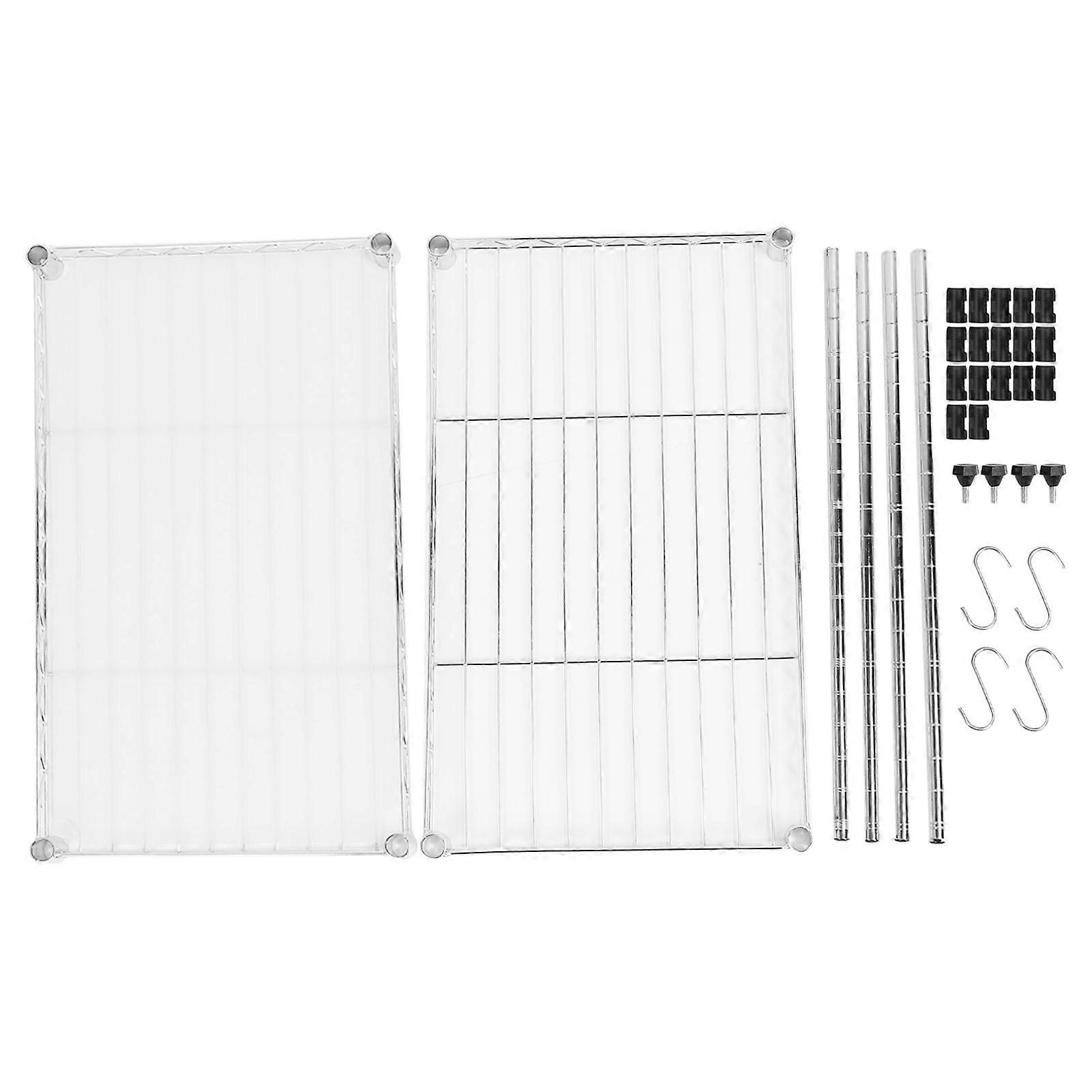 Microwave Rack Double Layers Adjustable Multifunctional Countertop Microwave Stand