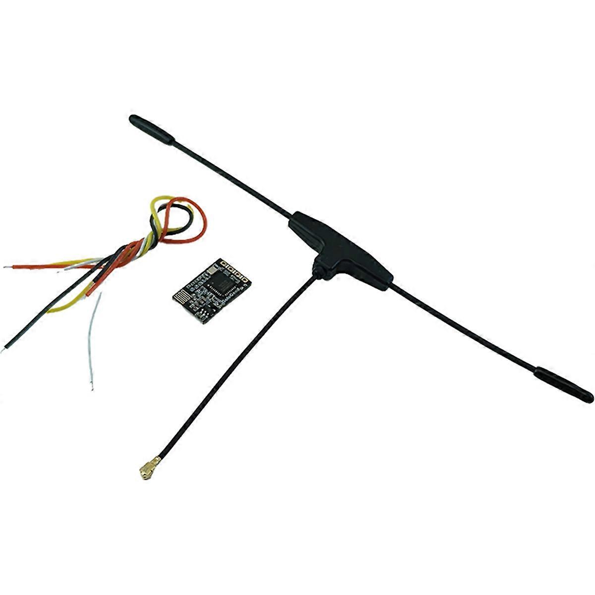For ELRS 750MHz 868MHz Receiver with T Type Antenn MCU ESP8285 50mW Telemetry Power for RC Racing Dr