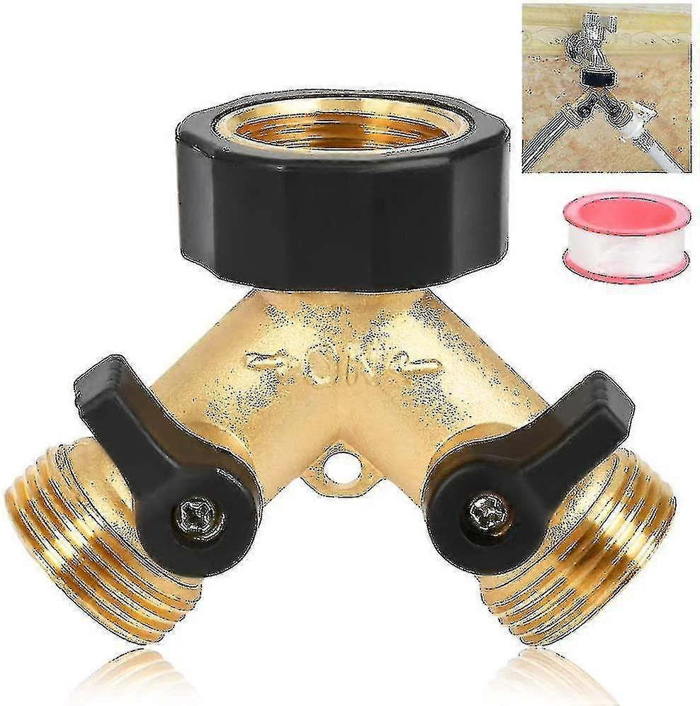 Connection Of 2-way Y-distributor For Water Supply Loop Dual-tap Washing Machine