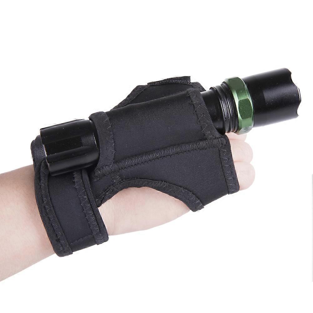 Diving Flashlight Holder 600D Nylon Multi Functional Portable Adjustable Wrist Hand Wrap Strap Hunting Accessories