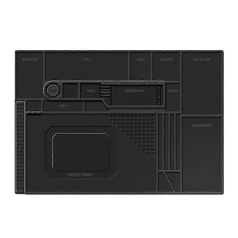 Magnetic Silicone Pad for Mobile and Computer Motherboard Repair with Screw Positioning Repair Mat