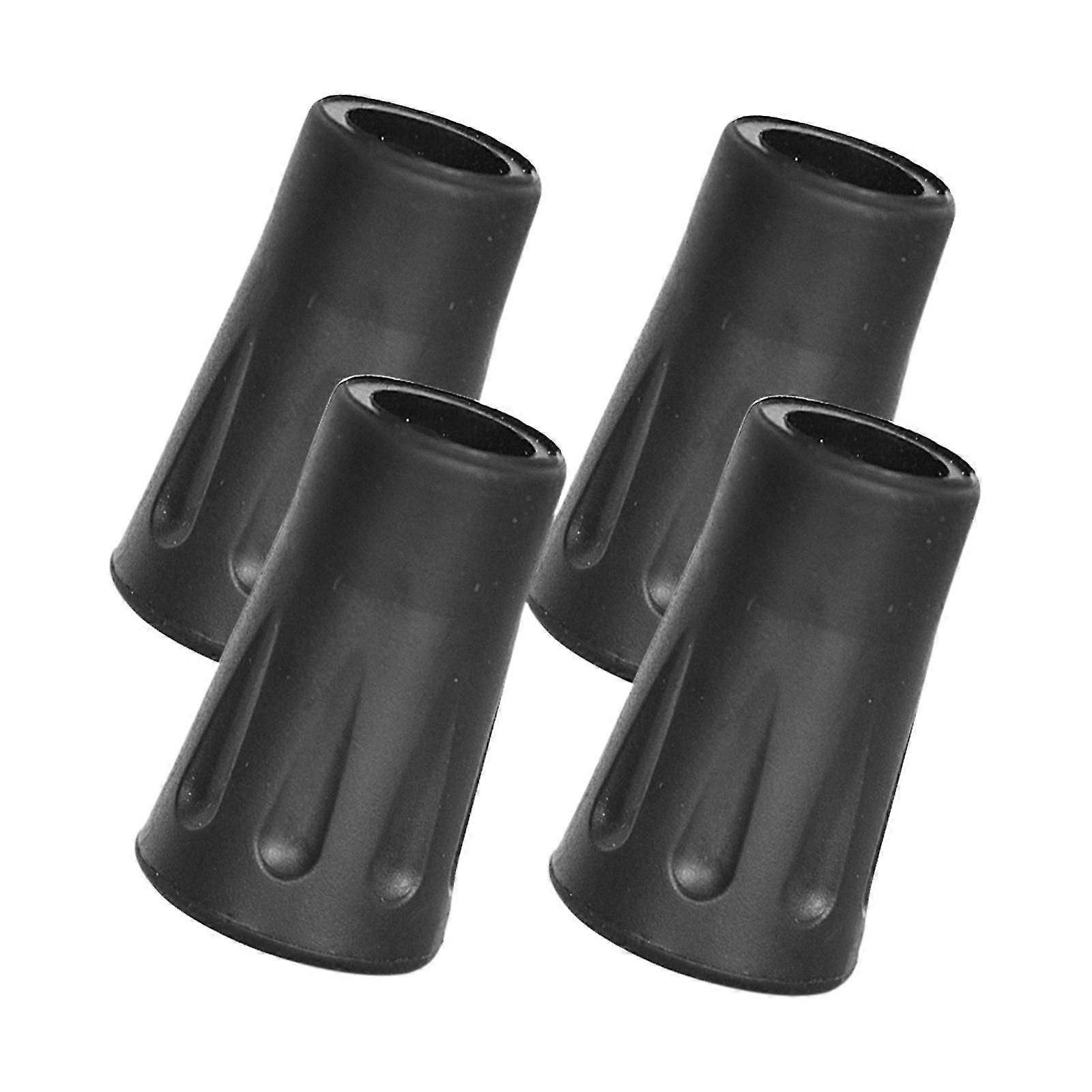 4x Walking Pole Tip Trekking Pole Tips Hiking Poles Rubber Tips for Camping