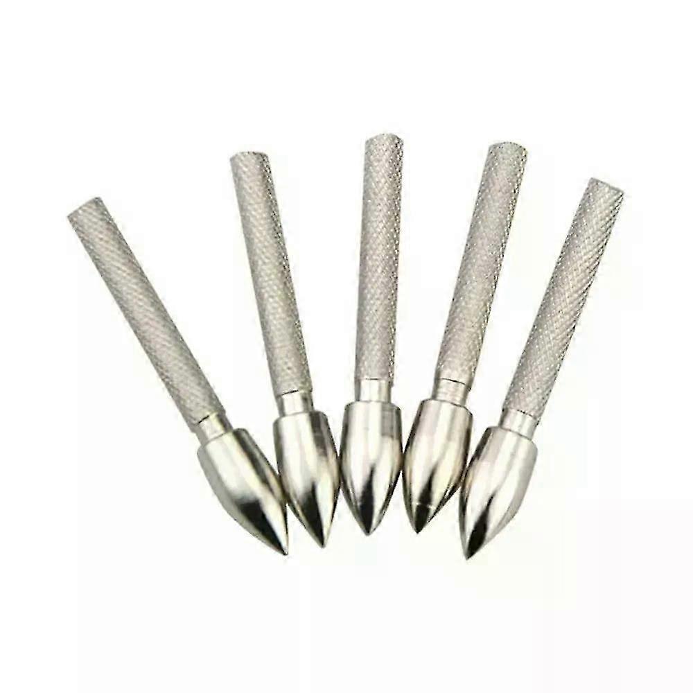 30pcs 80 Grain Archery Insert Arrowheads ID42mm Arrow Points Target Tips