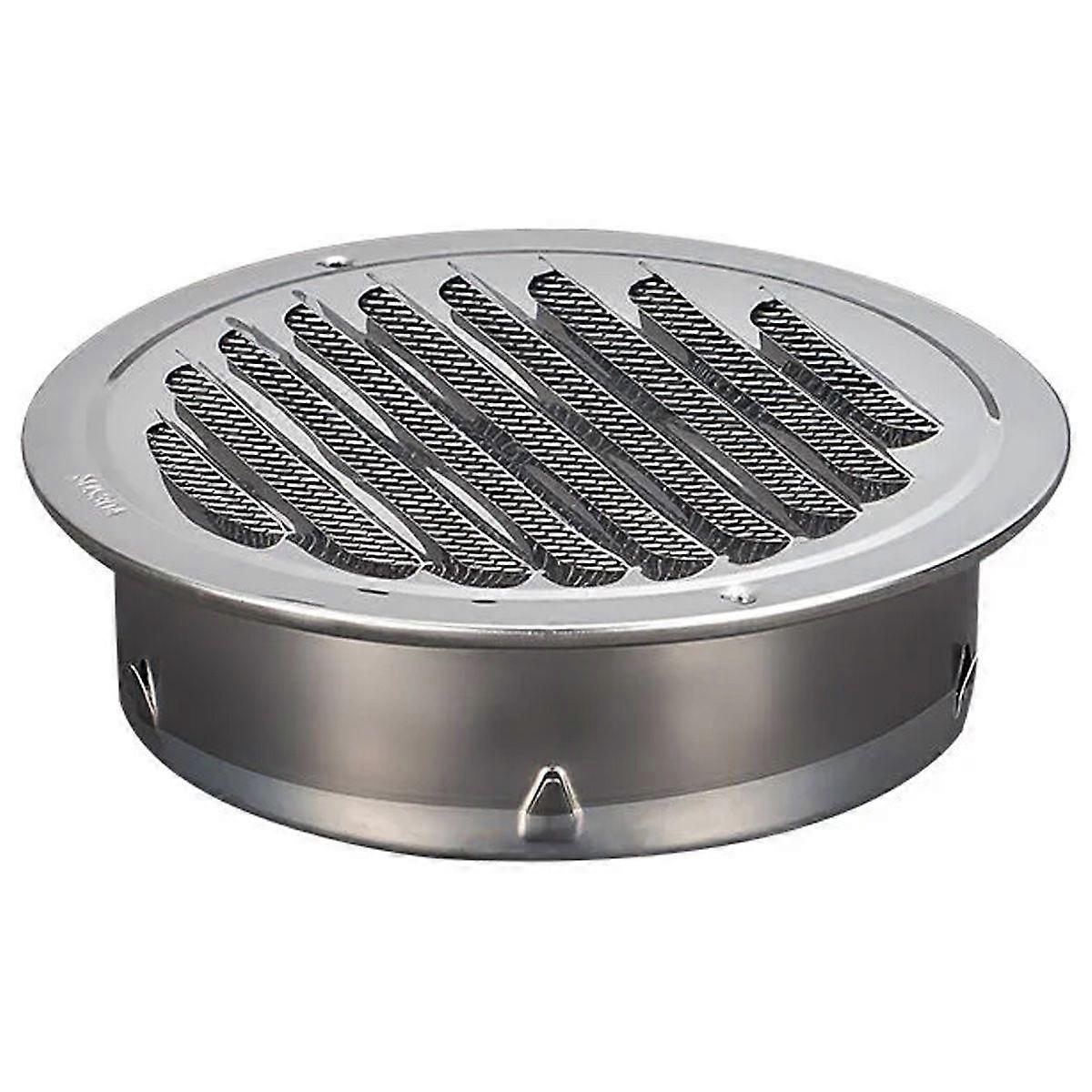 Stainless steel round ventilation grid 100 mm metal ventilation grid
