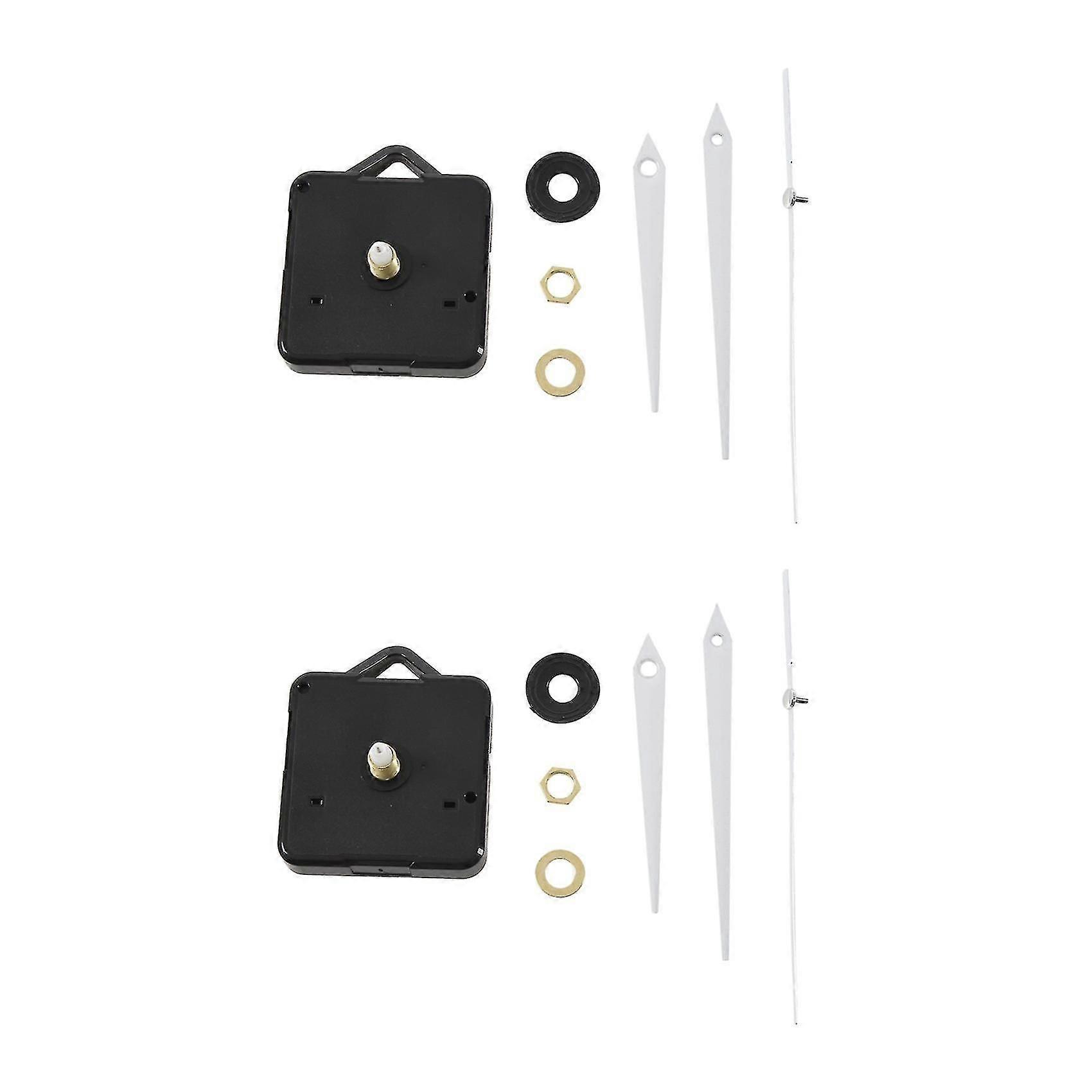 Mouvement d’horloge à quartz Mécanisme de bricolage Pièces de réparation + aiguilles blanches