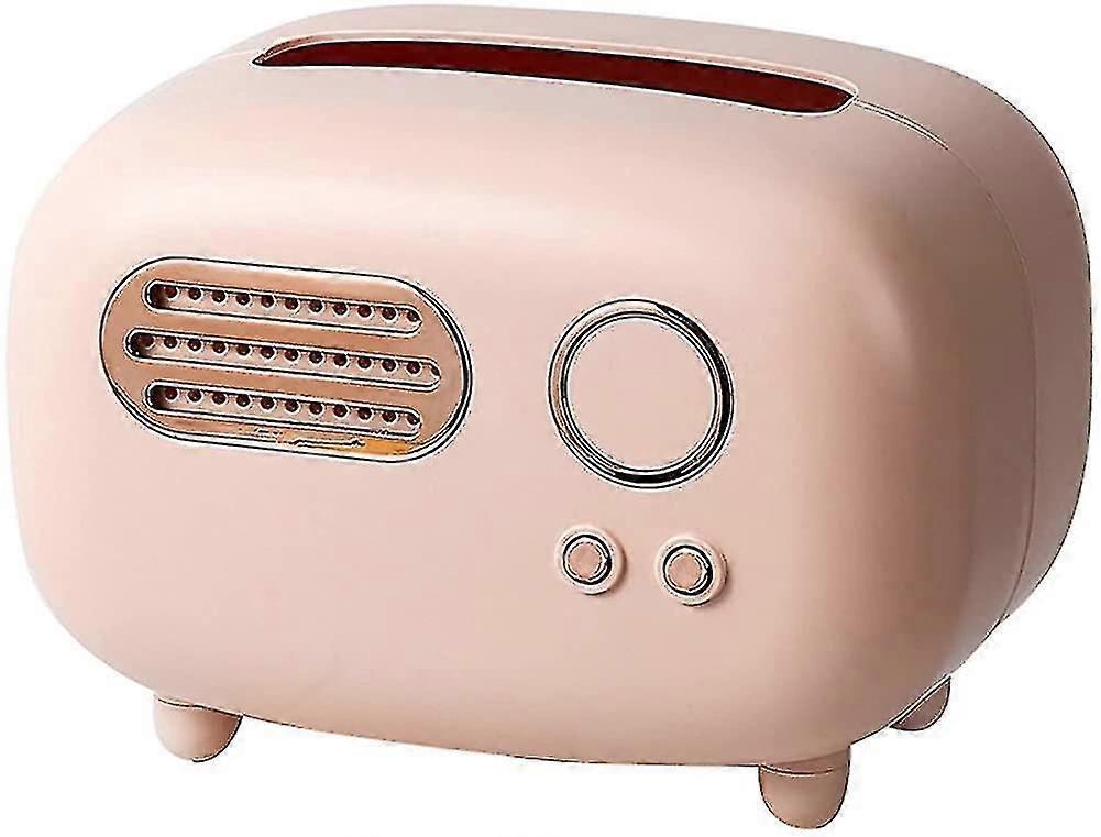 Rectangular Tissue Box, Retro Radio Tissue Box Cover, Vintage Tissue Box Holder