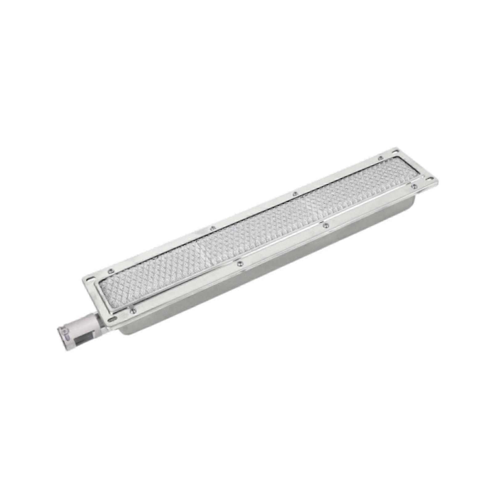Gas Heater Burner Replace Parts Practical Multifunction Industrial Easy to Clean DIY Infrared Burner BBQ Grill Searing Burner, 34x10cm