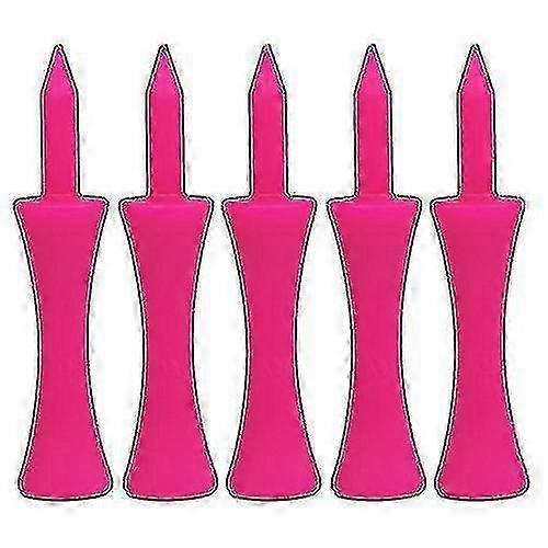Trixes 100 Bright Pink Castle Golf Tees