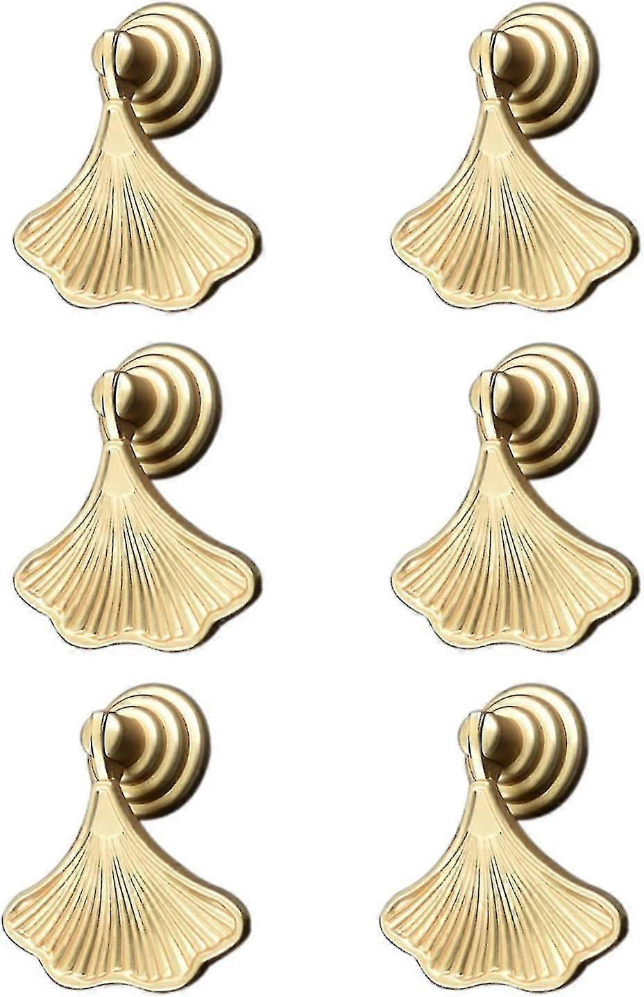 Ginkgo Leaf S Knob S, En Drop Pendant Pull ,ware Er Single Hole For Wardrobe Board Closets Board ( En) (
