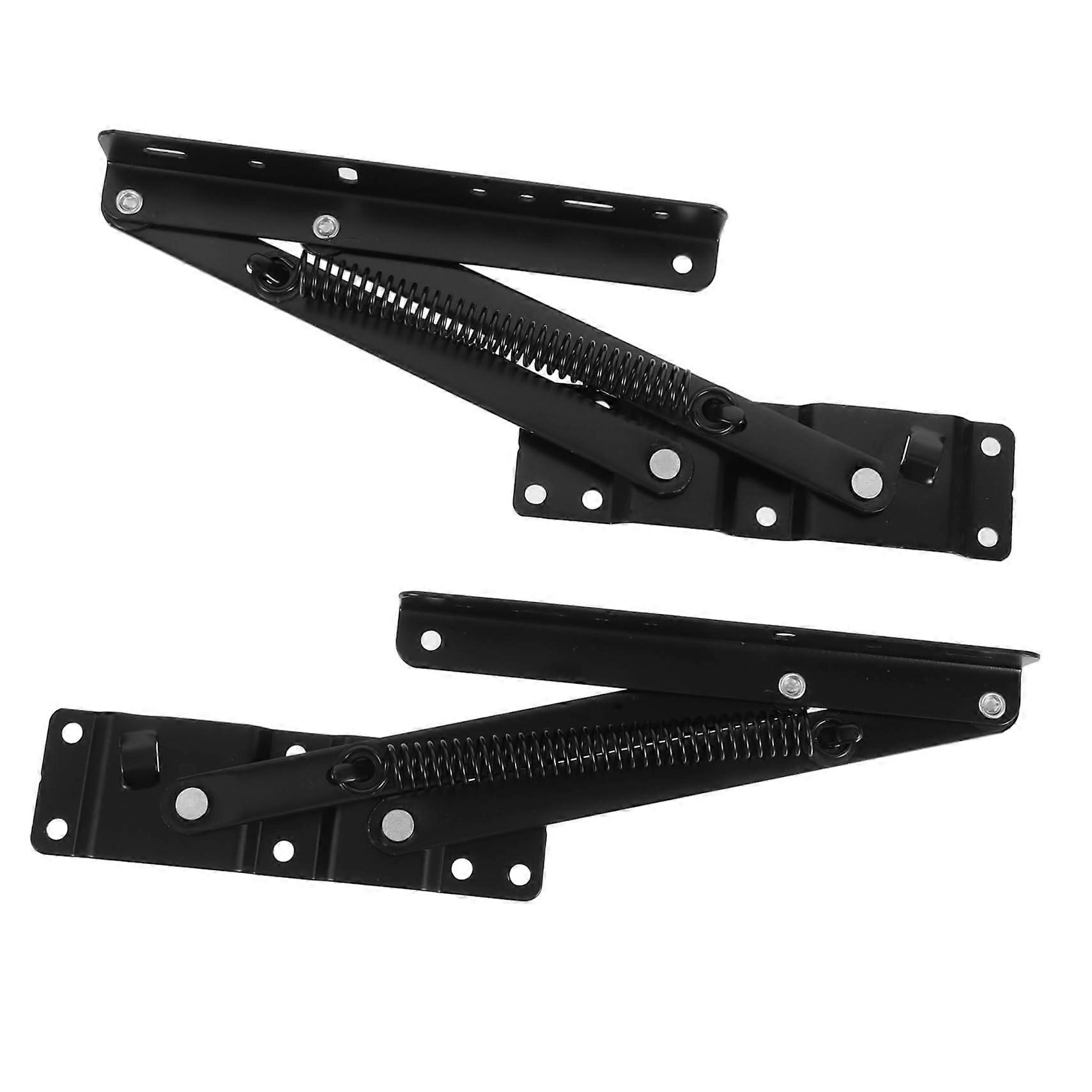 2 Pcs SpringLoaded Mechanism for Table Lifting Furniture Hardware SpaceSaving Modern Folding Hinge Hardware for Home