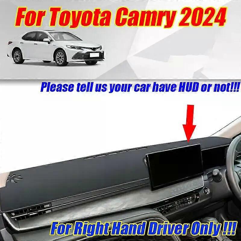 RHD Leder Armaturenbrett Abdeckung Dash Protector Pad Matte für Toyota Camry 2024
