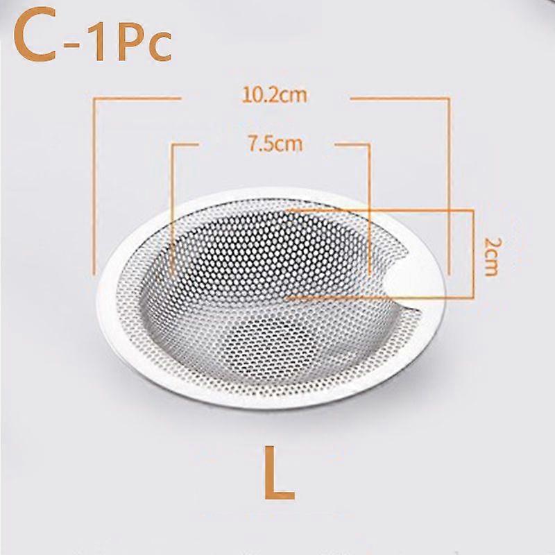 Kitchen Sink Filter Net Home Floor Drain Stainless Steel Mesh Sink Strainer Filter Bathroom Sink Strainer Drain Hole Filter TrapCraft Pipe Cleaners