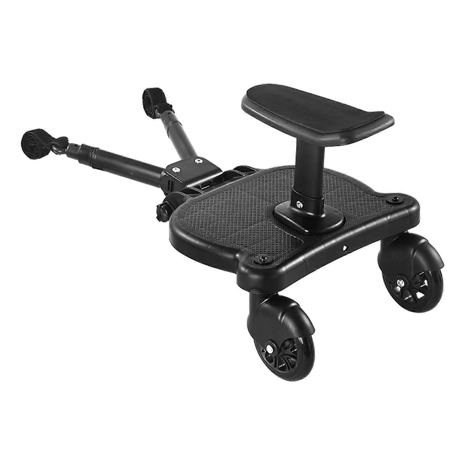 Stroller Board with Detachable Seat Universal Stroller Ride Board for Most Stroller Stroller Auxiliary Pedal Attachment
