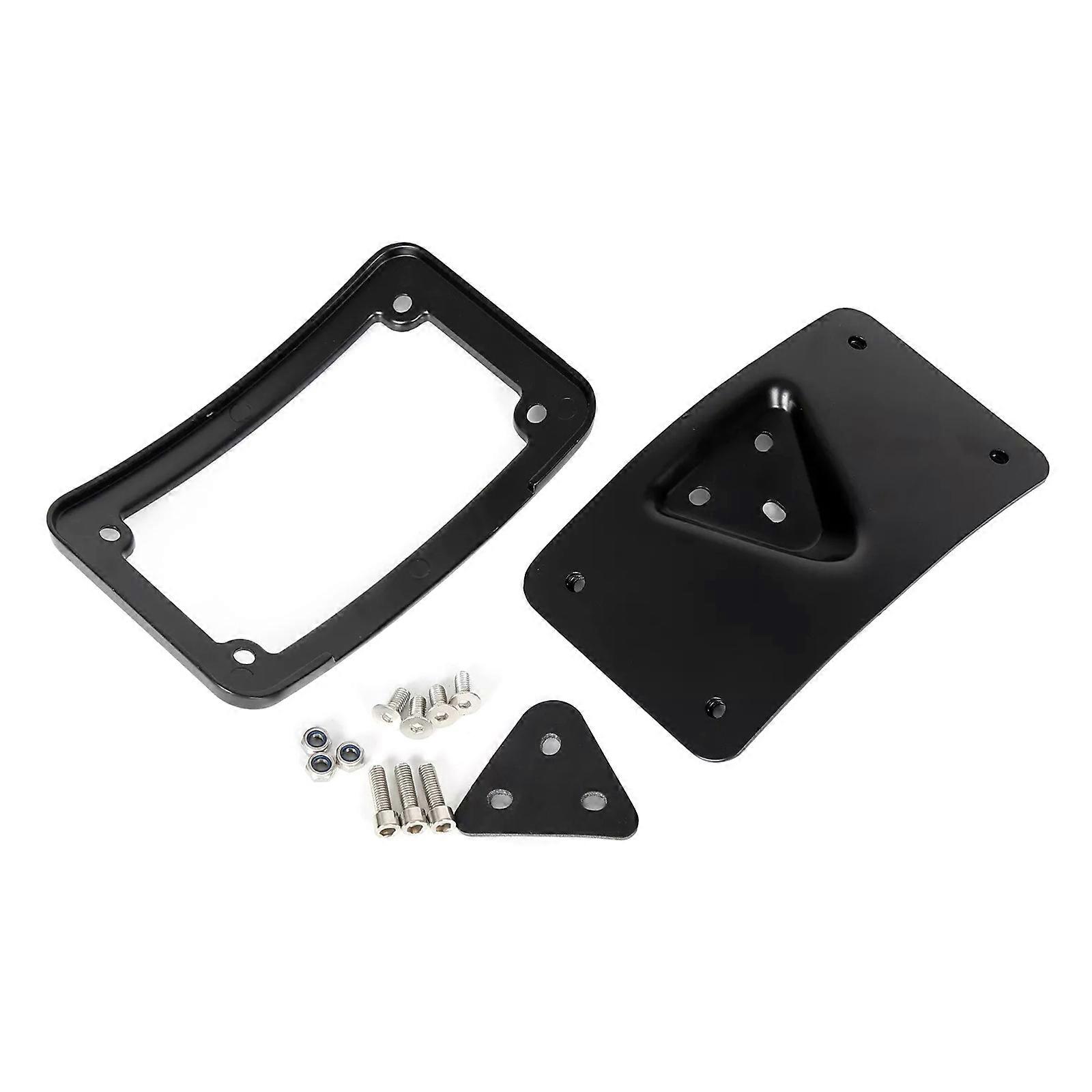 High Strength Curved License Plate Mounting Bracket Support with Unique Design for Motorcycles Long Lasting Use