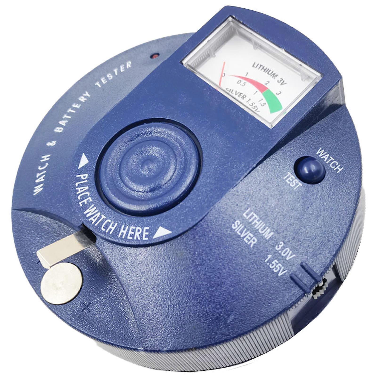 Professional Button Cell Checker, Quick Testing 1.5V And 3V Batteries Analyzer, For Watch Horology Enthusiasts Jewelers