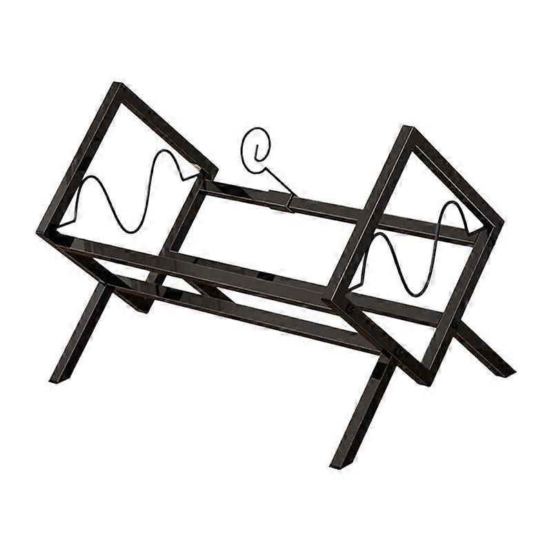 Record Stands Holder Easy Assembly Multi Use Magazines files Stand Organizer