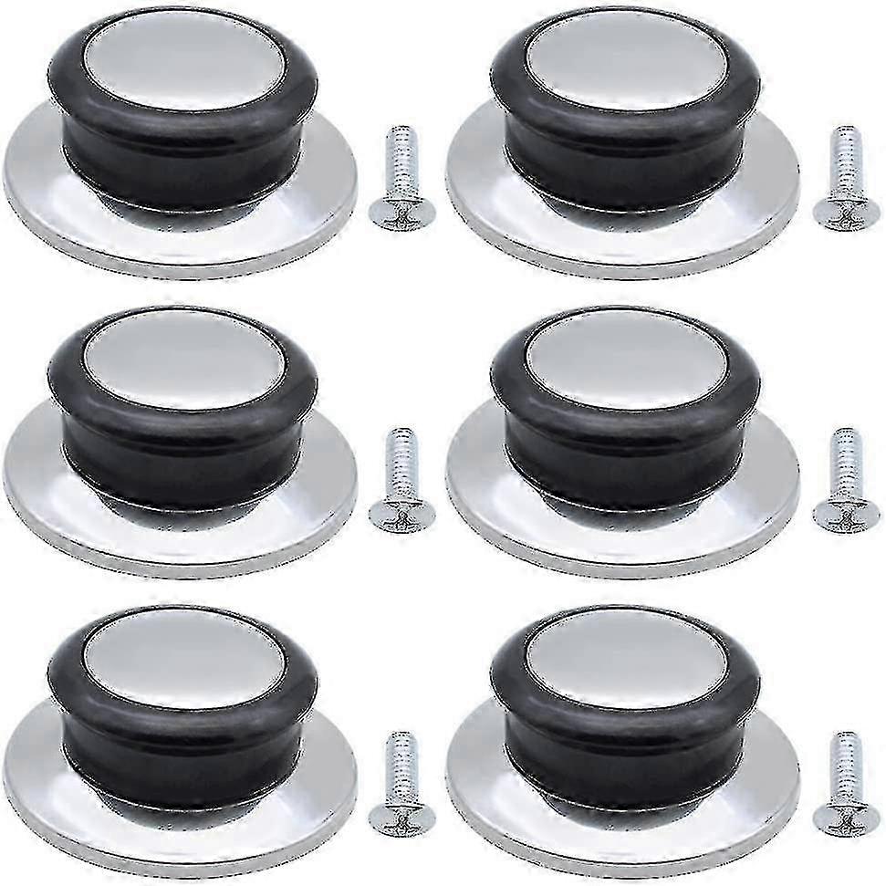 6 Pcs Universal Pot Lid Knobs Replacement Handles