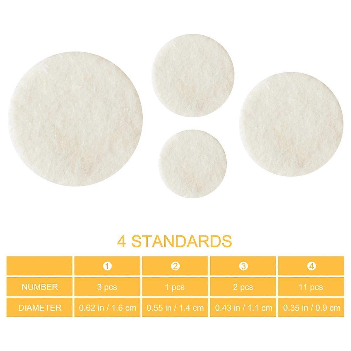 Essential Clarinet Spare Pads, Precision Crafted for Woodwind Instruments, 17pcs