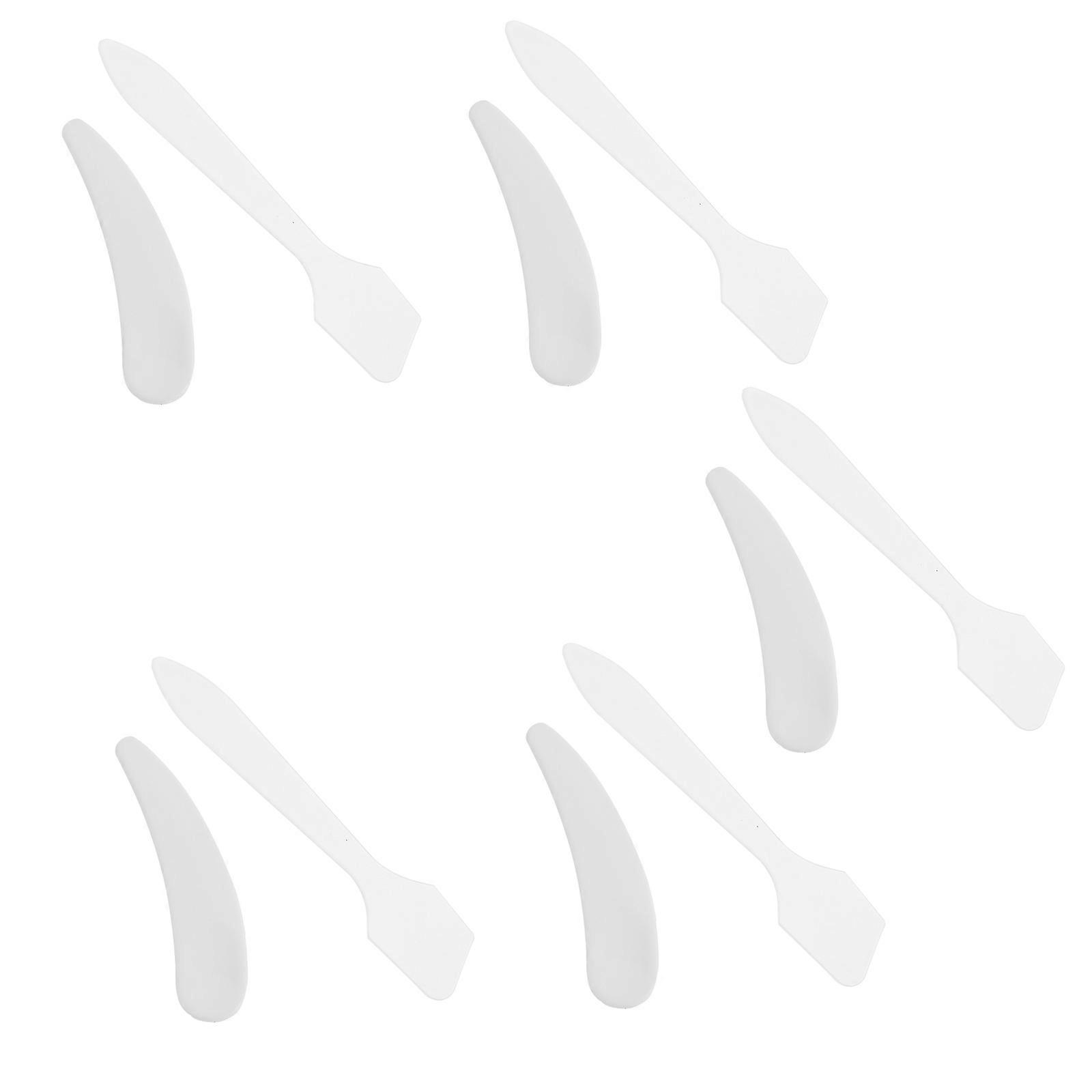 Transparent Plastic Makeup Spoons for Cream 10Pcs Fine Quality PP Material