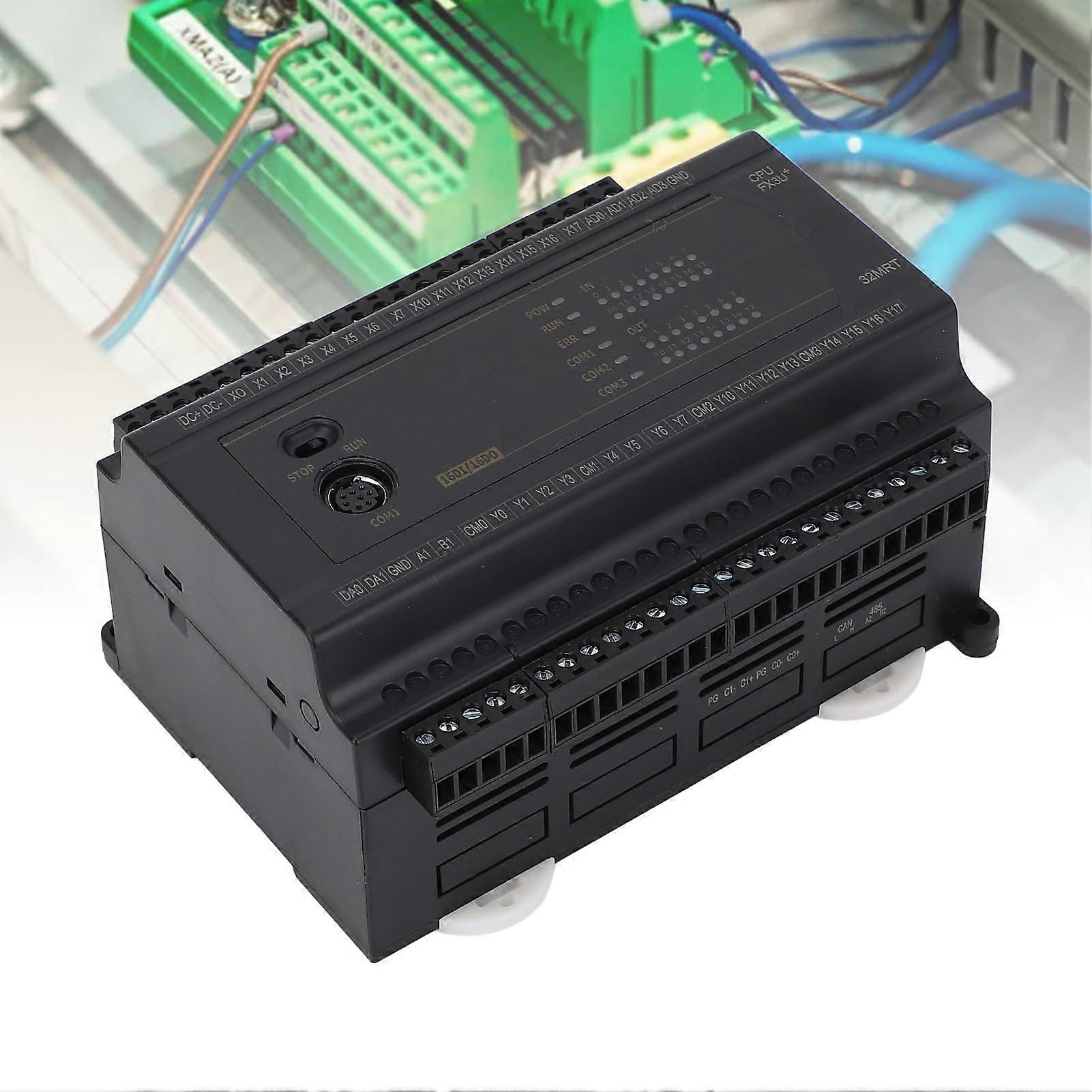 PLC Control Board 16in 16out RS232 RS485 High Speed Pulse Counting Industrial Controller Programmable Control Board DC24V 