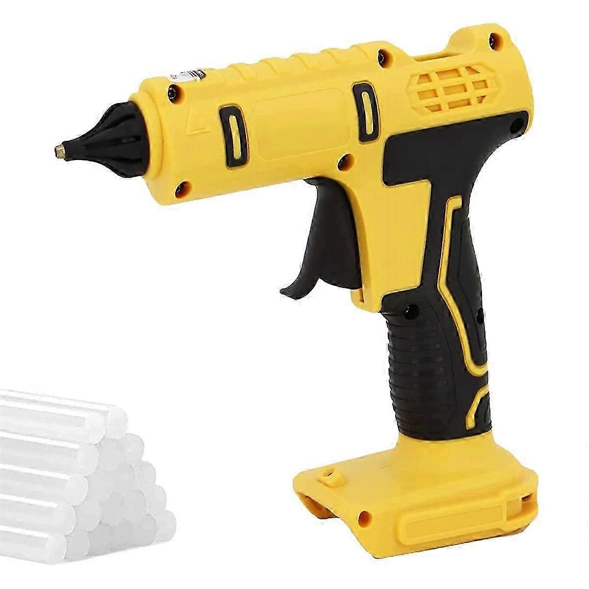 Cordless Hot Glue for 20V Max Battery, with 20PCS Glue Sticks and LED Light, Fast Heating, for DIY